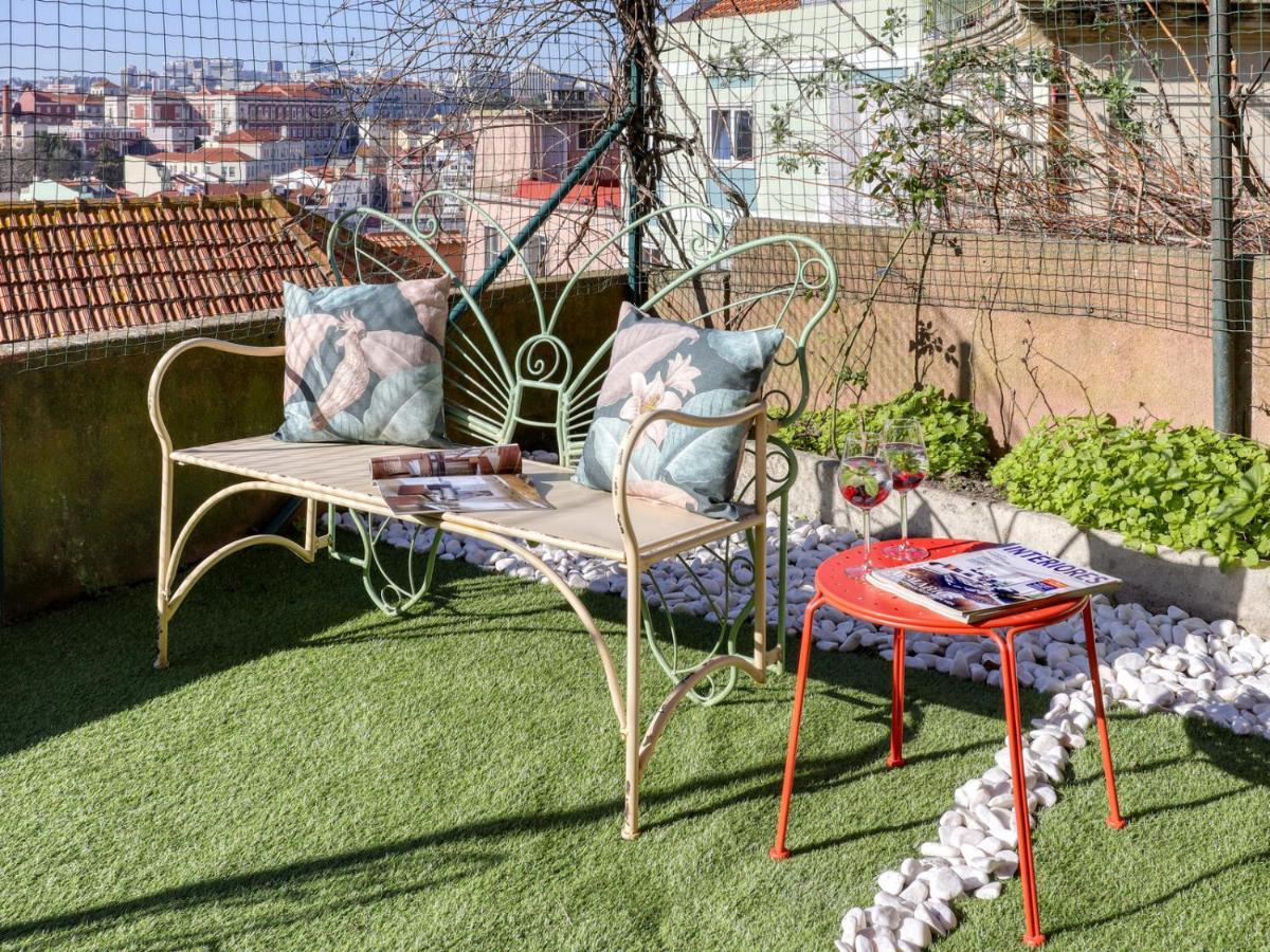 Lisbon Graca Terrace Apartment Bagian luar foto