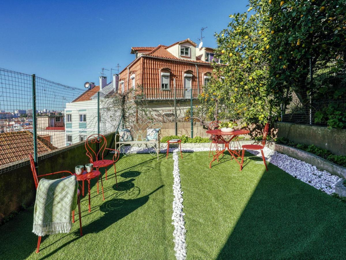 Lisbon Graca Terrace Apartment Bagian luar foto